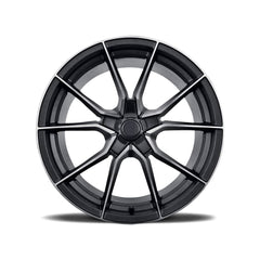 Set jante aliaj PDW 18x8.5 5x112 ET38 negru polish compatibile Audi, BMW, Volkswagen, Mercedes, Skoda, Seat, Cupra
