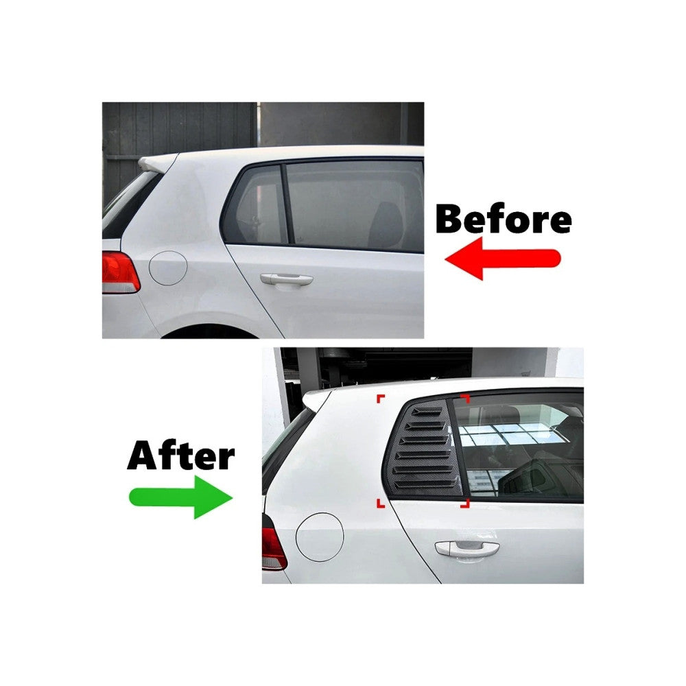 Ornament protectie geam spate compatibil Volkswagen Golf 6 / MK6 Hatchback 2009-2012