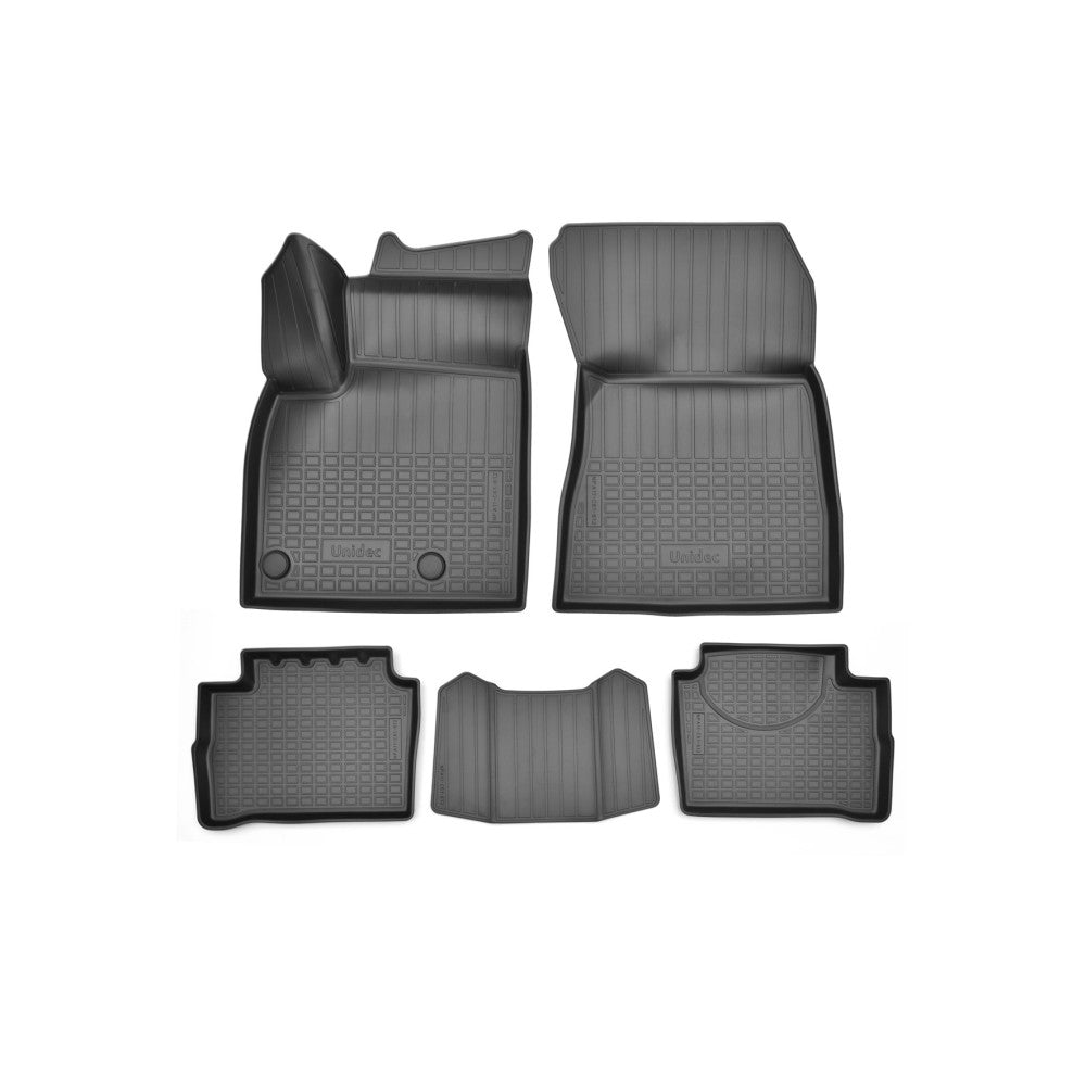 Covorase cauciuc stil tavita compatibile Nissan Qashqai III J12 Benzina / Hybrid 2021->