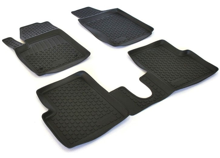 Covorase cauciuc stil tavita compatibile Fiat 500 2007->