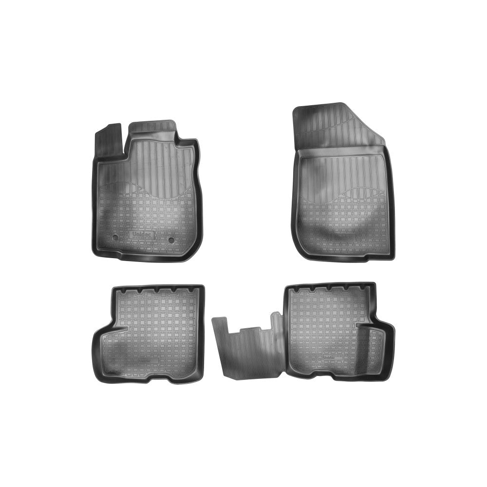 Covorase cauciuc stil tavita compatibile Dacia Logan II 2014->