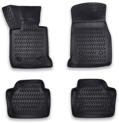 Covorase cauciuc stil tavita compatibile BMW Seria 3 F30/F31 2011-2017