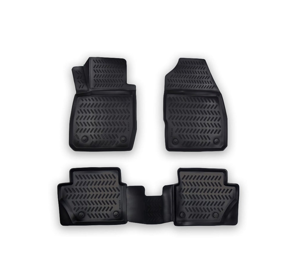 Covorase cauciuc stil tavita compatibile Ford Fiesta 2008-2018