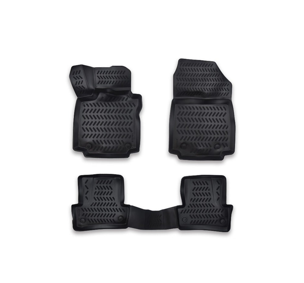 Covorase cauciuc stil tavita compatibile Renault Clio 3 2005-2012