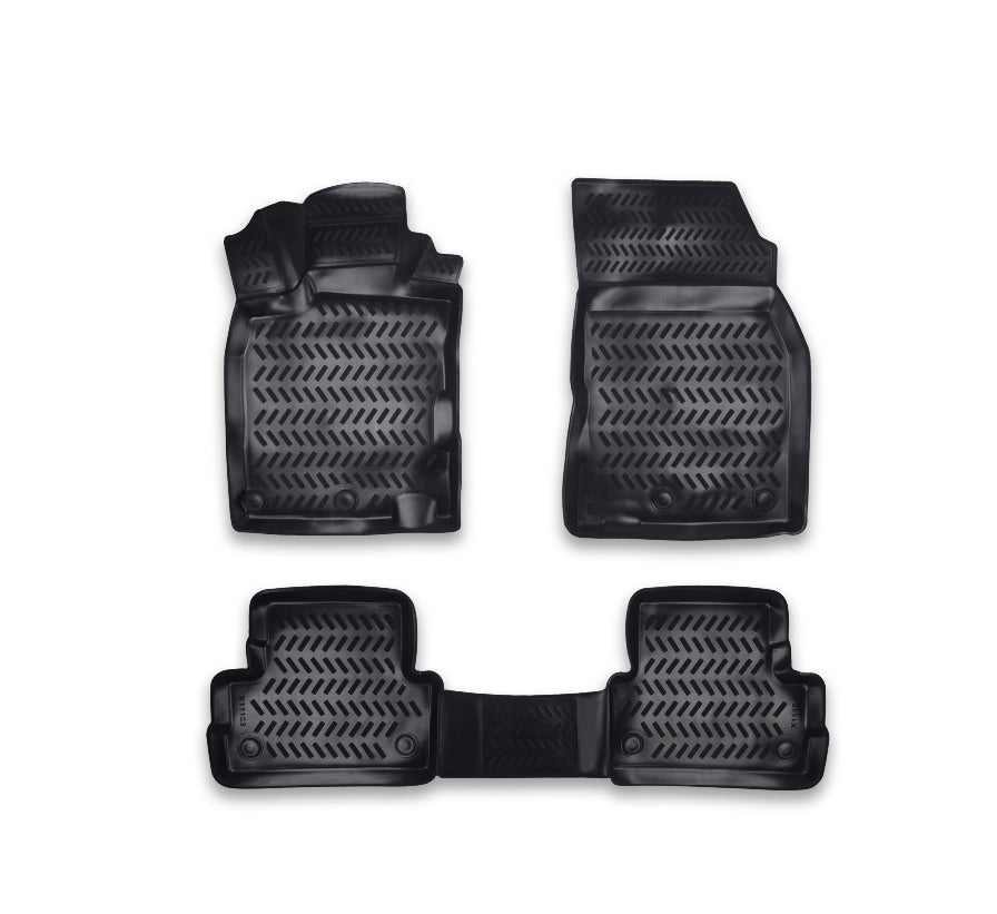 Covorase cauciuc stil tavita compatibile Nissan Qashqai I 2007-2014
