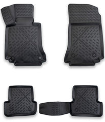 Covorase cauciuc stil tavita compatibile Mercedes Clasa C W204 2007-2014