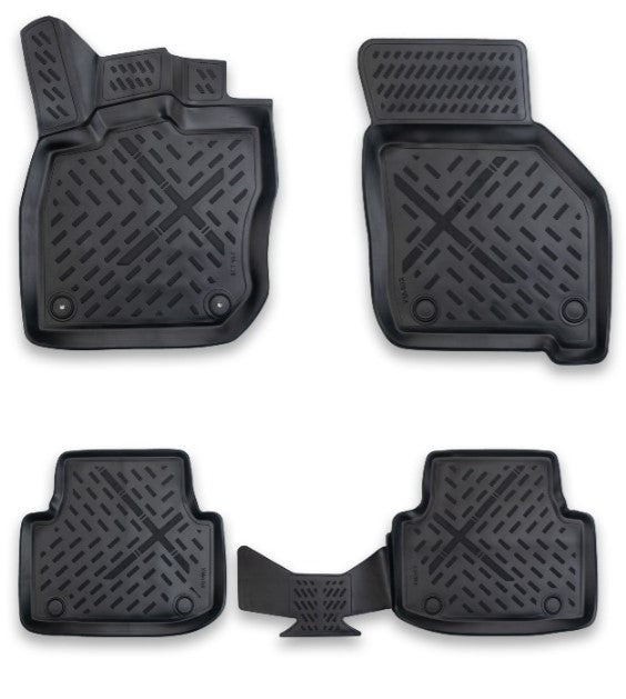 Covorase cauciuc stil tavita compatibile VW Golf 8 Automat 2021->