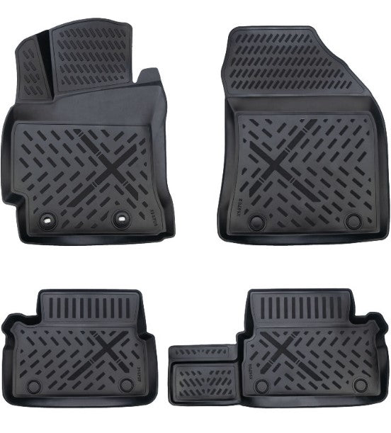 Covorase cauciuc stil tavita compatibile Toyota Corolla 10 2007-2013