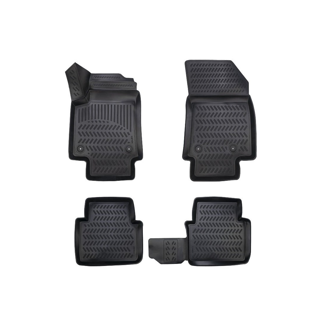 Covorase cauciuc stil tavita compatibile Citroen C3 Aircross 2017->