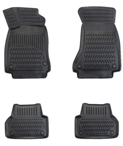 Covorase cauciuc stil tavita compatibile Audi A4 B8 2007-2016