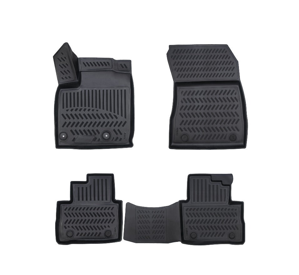 Covorase cauciuc stil tavita compatibile Nissan Qashqai III 2021->