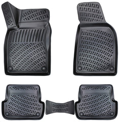 Covorase cauciuc stil tavita compatibile Audi A4 B6 (8E), Sedan/ Combi, 2000-2004