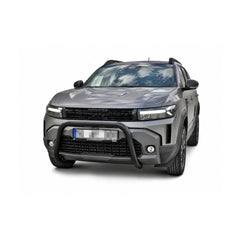 Bullbar auto fata negru mat compatibil Dacia Duster III 2024-> cu kit montaj