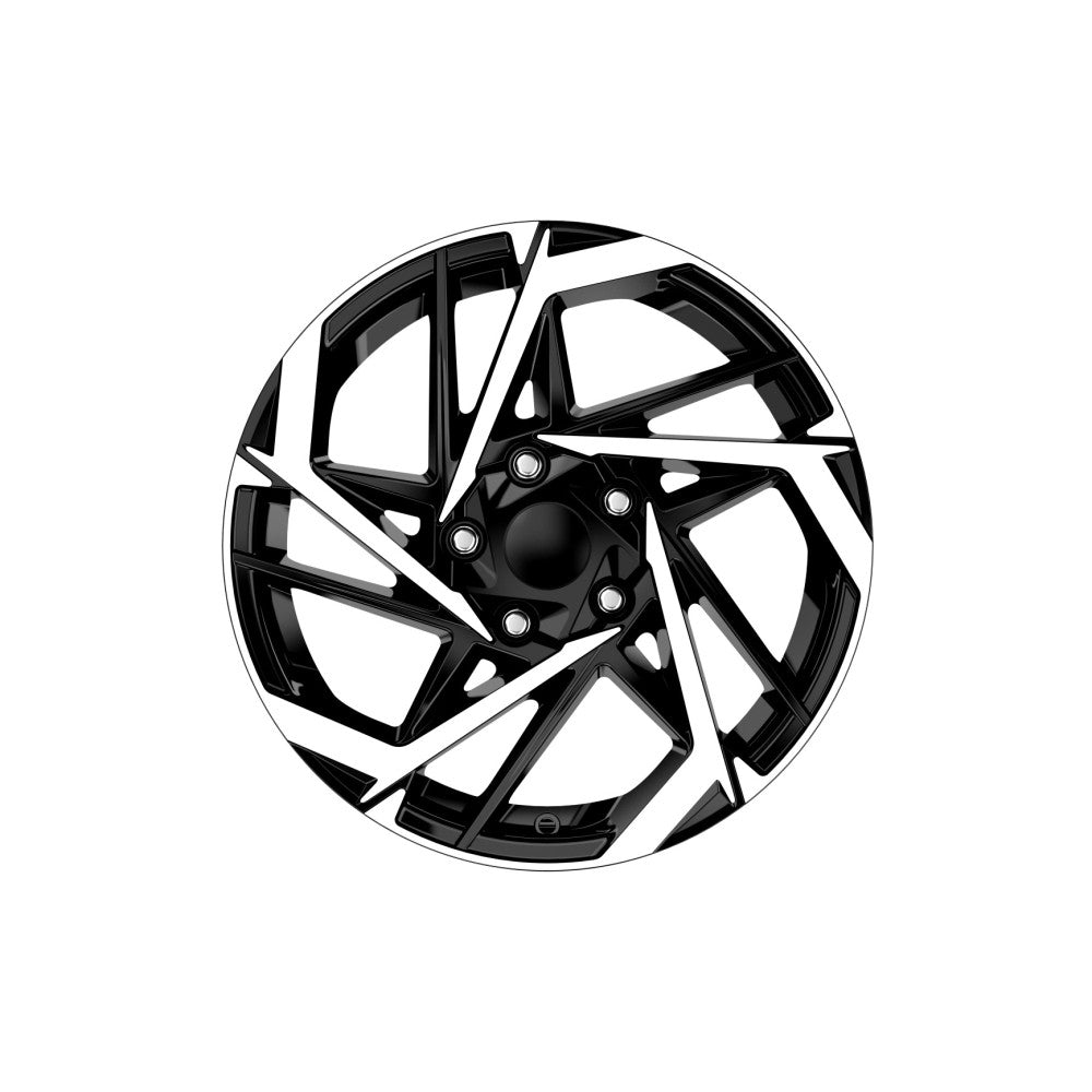 Jante DY1036 KM 16x6.5 5x114.3 ET35 diamond cut compatibile Dacia, Renault, Nissan, Toyota
