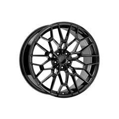 Set jante aliaj in doua latimi DY1650 KM 20x9 fata 20x10 spate 5x120 ET30 ET40 negru lucios compatibile BMW