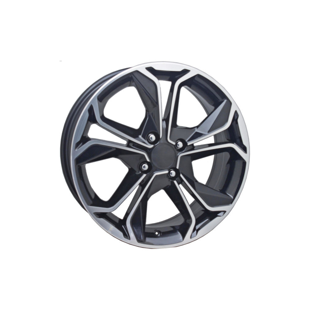 Jante DY176 KM 16x6.5 5x114.3 ET40 diamond cut compatibile Dacia, Renault, Nissan, Toyota, Mazda, etc