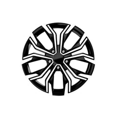 Set jante aliaj DY666 KM 16x6.5 4x100 ET35 negru polish compatibile Dacia, Renault, Opel, Nissan
