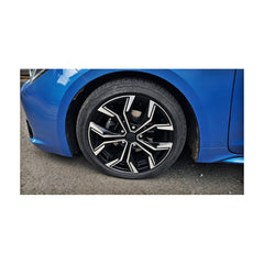 Set jante aliaj DY668 KM 18x7.5 5x114.3 ET40 diamond cut compatibile Dacia Renault Nissan Toyota