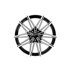 Set jante aliaj DY928-1 KM 18x8 5x120 ET30 negru polish, diamond cut, compatibile BMW