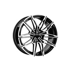 Set jante aliaj DY928-1 KM 18x8 5x120 ET30 negru polish, diamond cut, compatibile BMW