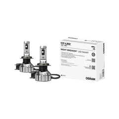 Set 2 becuri auto LED Osram Night Breaker Smart H7 12V 16W 6000K +330% omologate RAR pentru vehicule compatibile