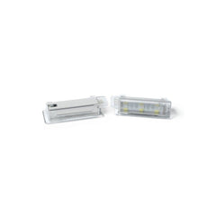 Lampi LED portiera compatibile BMW 6 LED albe + 3 LED-uri rosii