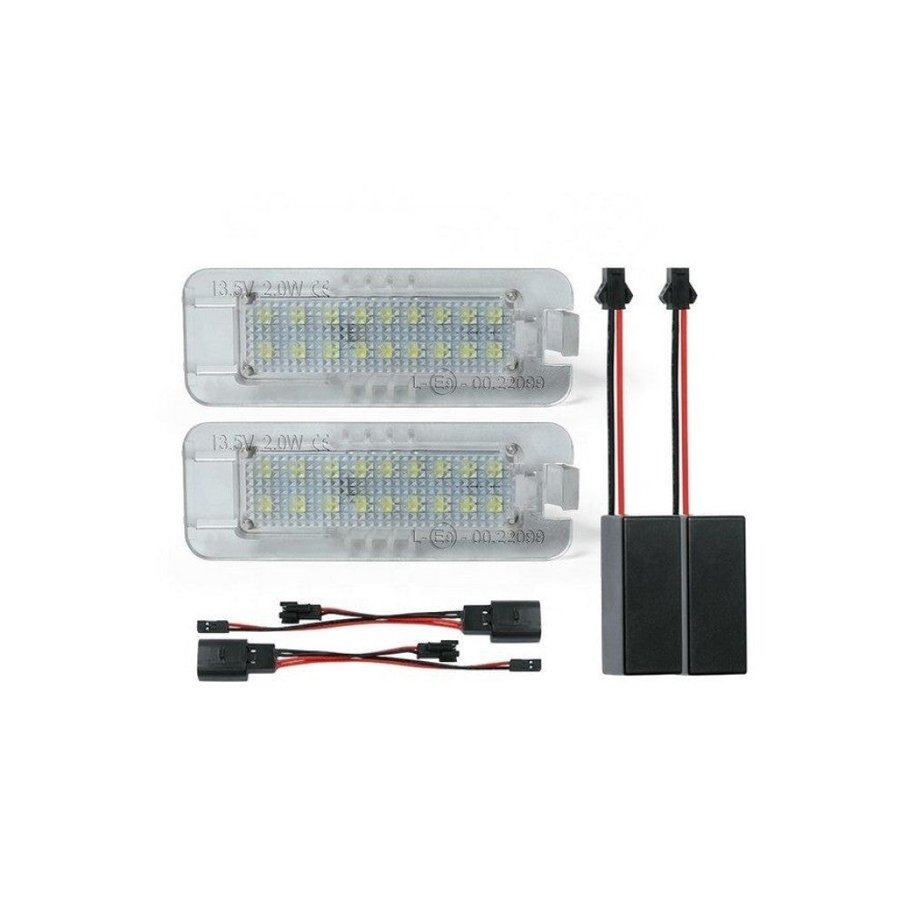 Lampi numar LED compatibile Volkswagen Eos Lupo Amarok Bora Golf 4 Golf 5 Golf 6 Golf 7 Passat Polo Scirocco
