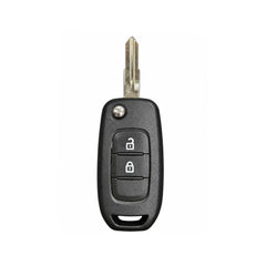 Carcasa telecomanda briceag alba 3 butoane 2 lamele compatibila Dacia Logan MCV Sandero Duster