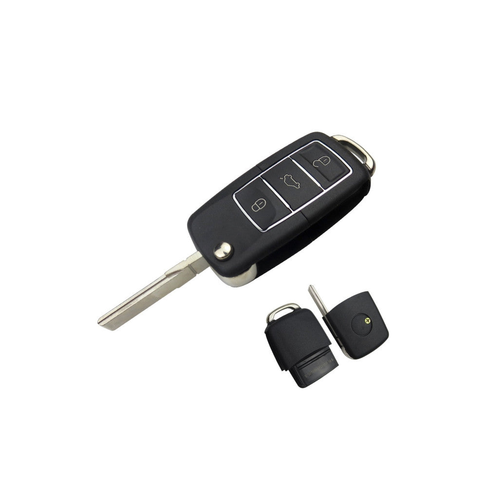 Carcasa telecomanda compatibila Volkswagen, cu lamela