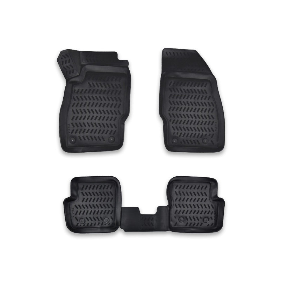 Covorase cauciuc stil tavita compatibile Opel Corsa E 2014 -2019