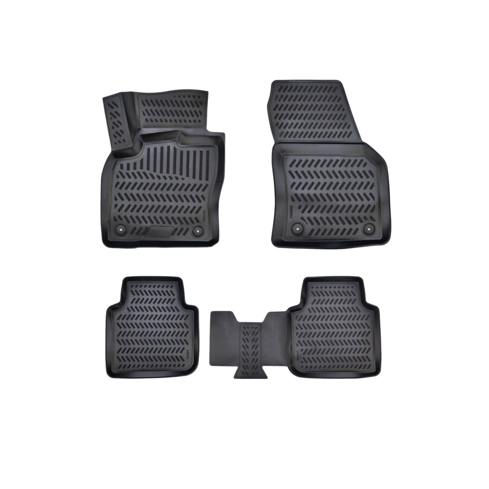 Covorase cauciuc stil tavita compatibile Seat Tarraco 2018->