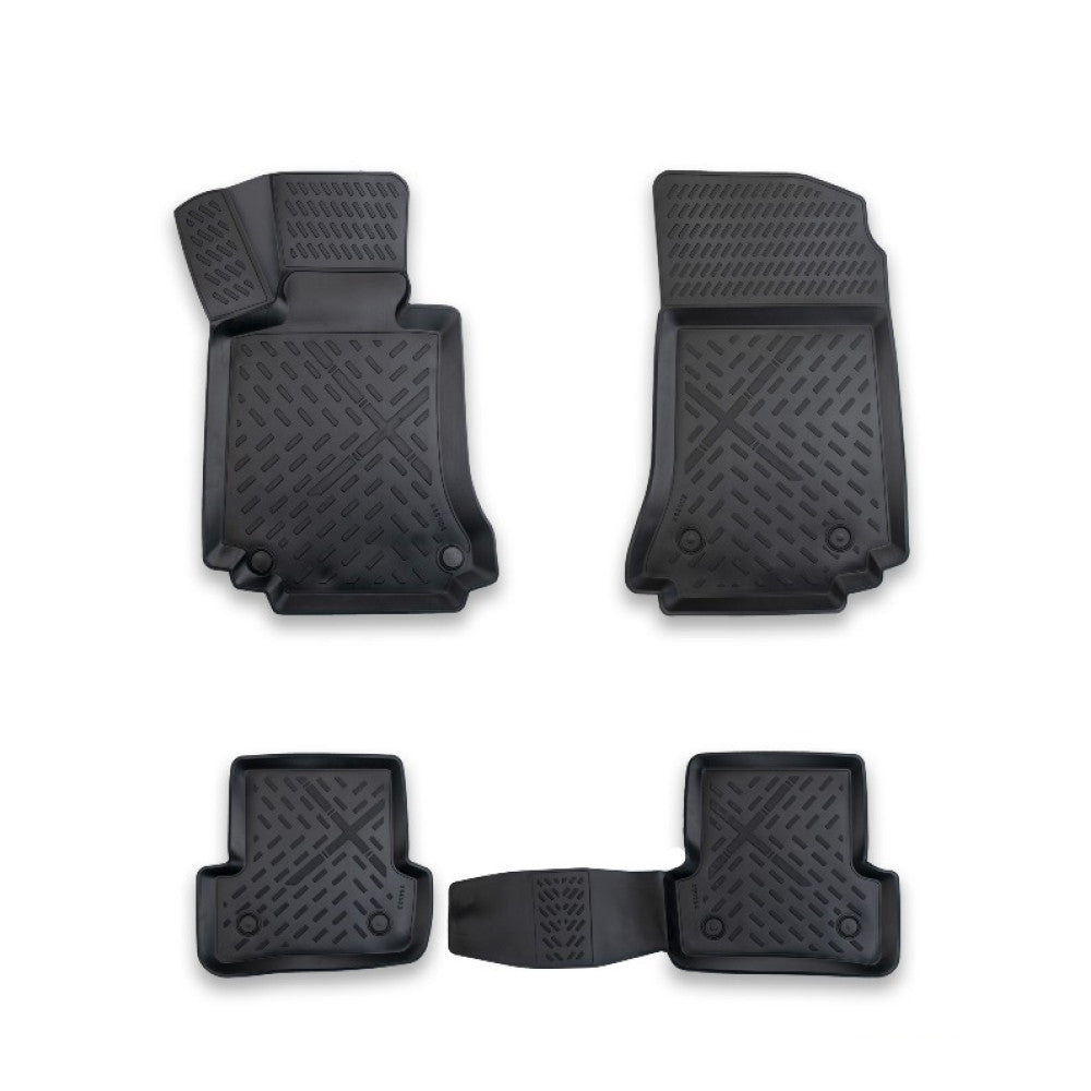 Covorase cauciuc stil tavita compatibile Mercedes Clasa C W203 2000-2007