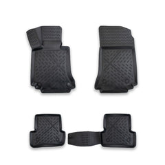 Covorase cauciuc stil tavita compatibile Mercedes Clasa C W203 2000-2007