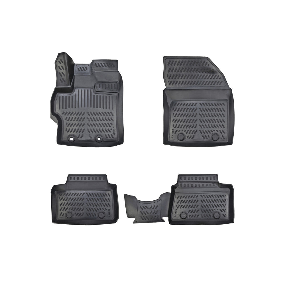 Covorase cauciuc stil tavita compatibile Mazda 2 Full Hybrid 2022->