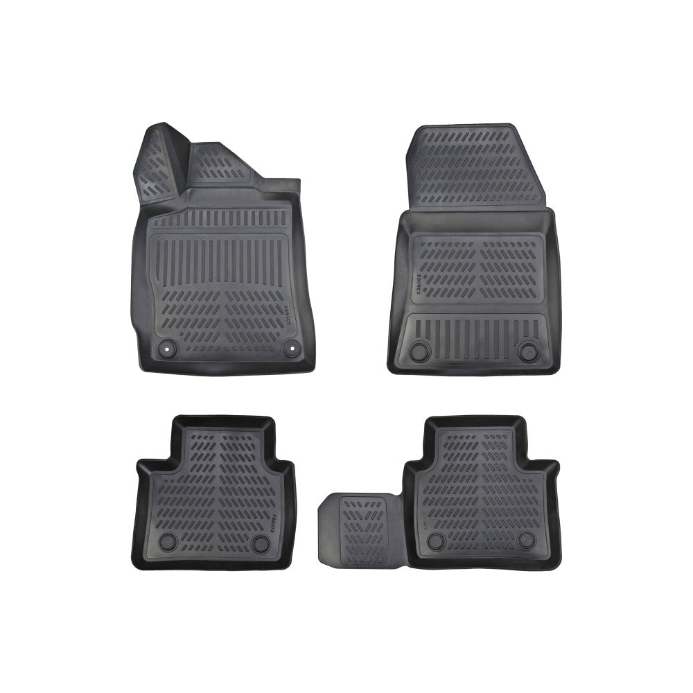 Covorase cauciuc stil tavita compatibile Peugeot 408 P54 Crossover 2023->