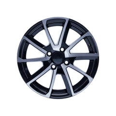 Set jante aliaj AGT 15x6.5 ET35 5x100 diamond cut compatibile Skoda Volkswagen Audi Seat