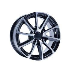 Set jante aliaj AGT 15x6.5 ET35 5x100 diamond cut compatibile Skoda Volkswagen Audi Seat