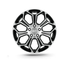Set jante aliaj AGT 16x6.5 ET40 5x112 diamond cut compatibile Volkswagen Mercedes Seat Skoda Cupra