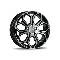 Set jante aliaj AGT 16x6.5 ET40 5x112 diamond cut compatibile Volkswagen Mercedes Seat Skoda Cupra