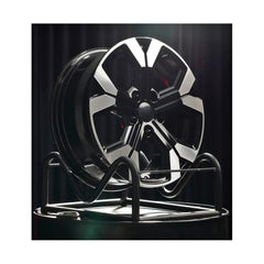 Set jante aliaj AGT 17x6.5 ET32 5x114.3 diamond cut compatibile Dacia Renault Nissan Toyota