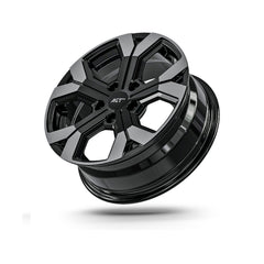 Set jante aliaj AGT 17x6.5 ET32 5x114.3 diamond cut compatibile Dacia Renault Nissan Toyota