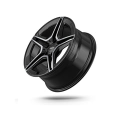Set jante aliaj AGT 17x7.5 ET38 5x112 diamond cut compatibile Mercedes Volkswagen Audi Seat Skoda Cupra