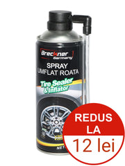 Spray umflat roti cu silicon reparat fisuri anvelopa Breckner Germany
