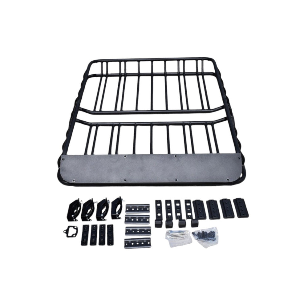 Portbagaj plafon auto metalic universal cu 2 bari transversale incluse 127x101cm