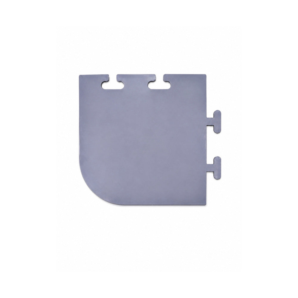 Colt pardoseala modulara PVC pentru garaj gri 100 x 100 x 6 mm