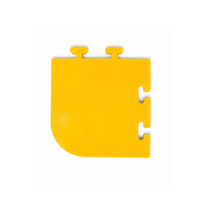 Colt pardoseala modulara PVC pentru garaj galben 100 x 100 x 6 mm