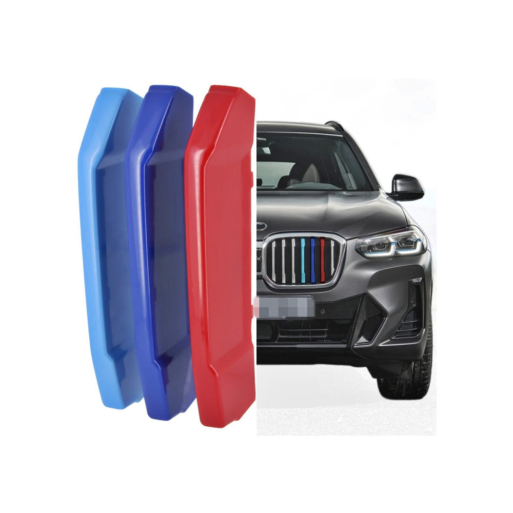 Set ornamente dungi grila fata auto compatibile BMW X3 G01 LCI 2021-2024