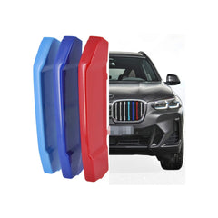 Set ornamente dungi grila fata auto compatibile BMW X3 G01 LCI 2021-2024