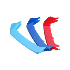 Set ornamente dungi grila fata auto compatibile BMW Seria 1 F20 F21 2011-2019 varianta grila 8 lamele