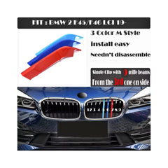 Set ornamente dungi grila fata auto compatibile BMW Seria 2 Active Tourer F45 F46 LCI 2014-2021